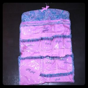 Paisley Hanging Bath accessory organizer